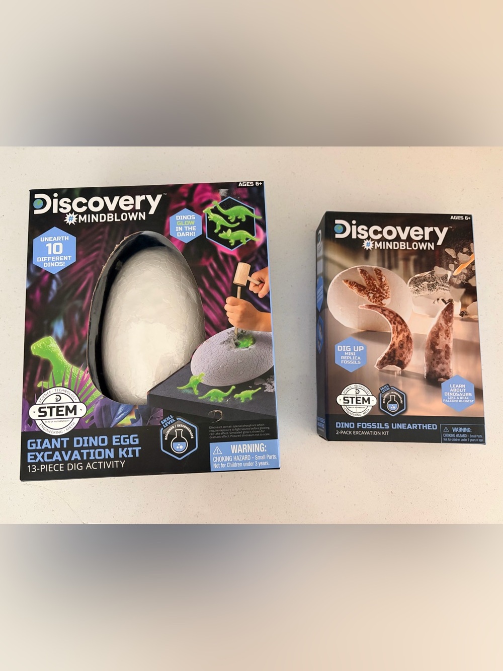Giant Dino Egg Excavation Kit - White